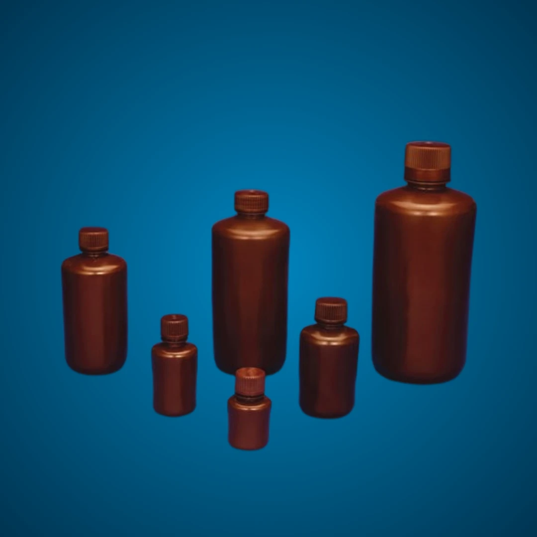 Reagent Bottles (Narrow Mouth) - Amber